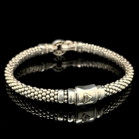 LAGOS Caviar Diamond Beaded Flexi-Bangle - Picture 2 of 7